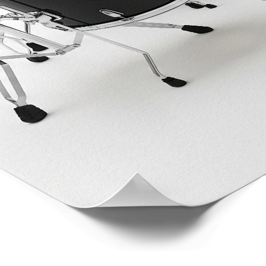 kit met gepolijste trommel poster (Hoek)