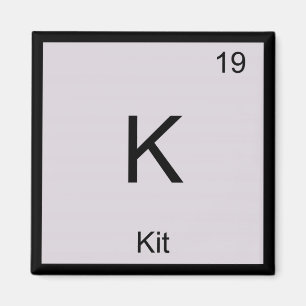 Kit Name Chemistry Element Periodic Table Magneet