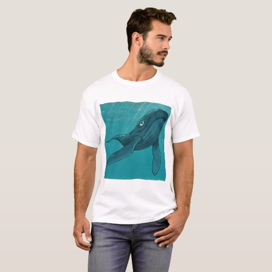 Kit, Sperm Whale, Under The Water T-shirt (Voorkant volledig)