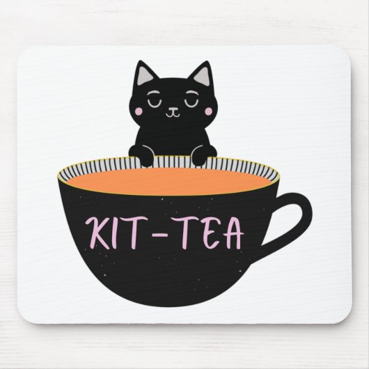 KIT-TEA BLACK CAT MUISMAT (Voorkant)