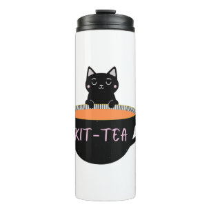 KIT-TEA BLACK CAT THERMOSBEKER