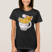 Kit Tea Cat Cute en Cat 3 T-shirt (Voorkant)