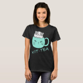 Kit Tea Cat Cute en Cat 4 T-shirt (Voorkant volledig)