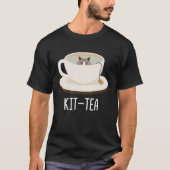 Kit tea kat ragdoll voor kat t-shirt (Voorkant)
