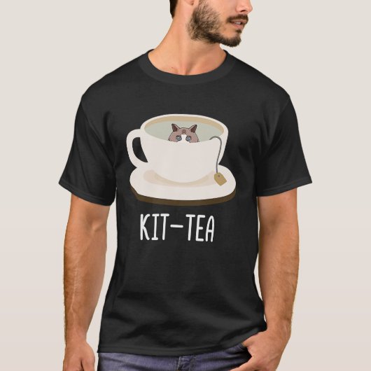 Kit tea kat ragdoll voor kat t-shirt (Voorkant)