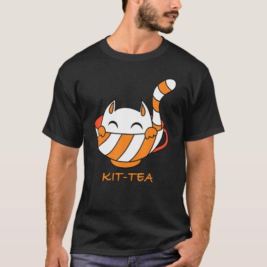 Kit Tea Kat Schattig En Kat 7 T-shirt (Voorkant)