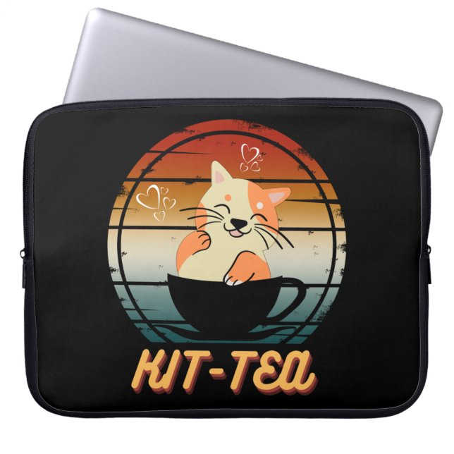 KIT TEA LAPTOP SLEEVE (Voorkant)