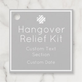 Kit voor katerbestrijding bedankjes labels