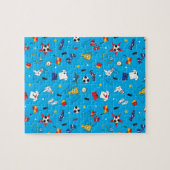 Kit voor Voetballen Football pitch-spelers Legpuzzel (Horizontaal)