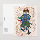 Kita Santaro einde zomer Briefkaart (Voorkant / Achterkant)