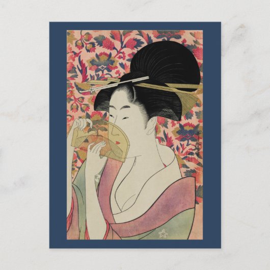 Kitagawa Utamaro 2 Briefkaart (Voorkant)