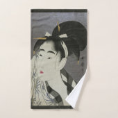Kitagawa Utamaro's Japanse kunst handdoekset Bad Handdoek (Handdoek)