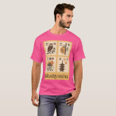 Kitakyushu postzegels  Japans reizen T-shirt (Voorkant volledig)