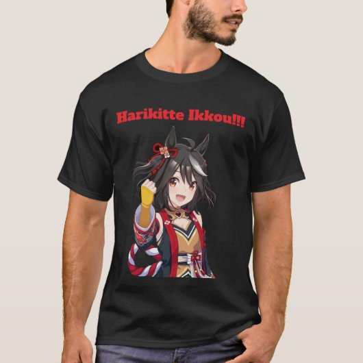 Kitasan Black Uma Musume. T-shirt (Voorkant)