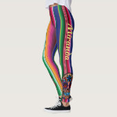 Kitch Fiesta Leggings Skull Serape Pants JOUW NAAM (Links)