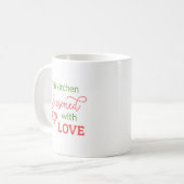 Kitcheen met Love Design Coffee Mok Cup (Voorkant links)