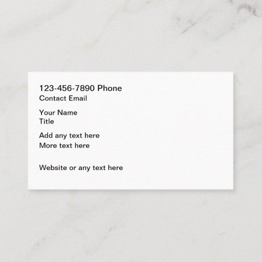 Kitchen And Bath Home Renovations Visitekaartje (Achterkant)