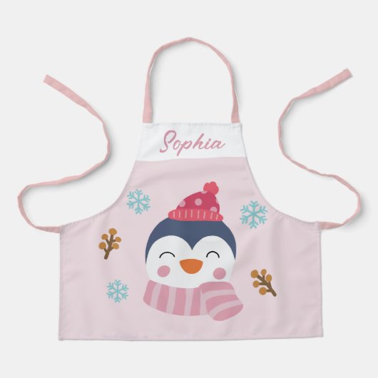Kitchen Apron for Kids | Christmas Baking Cooking Schort (Voorkant)