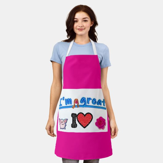 Kitchen apron schort (Gedragen)