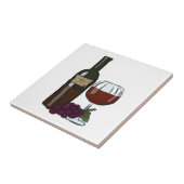 Kitchen Backsplash Tile cabernet sauvignon wine Tegeltje (Zijkant)