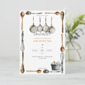 Kitchen Bunny Ondeugd 🐇 | Baby Borrel Kaart (Staand voorkant)