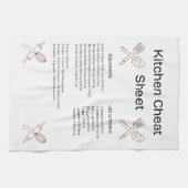 Kitchen Cheat Sheet Towel Theedoek (Horizontaal)