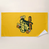 KITCHEN CHEER UP WORRY LESS BEACH TOWEL  STRANDLAKEN (Voorkant)