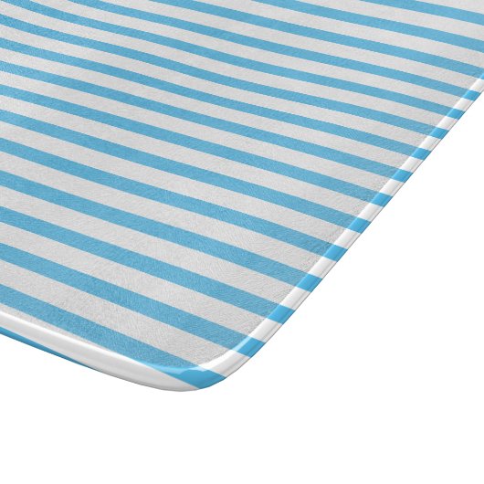 Kitchen classic blue stripes Klassisch gestreift Snijplank (Hoek)