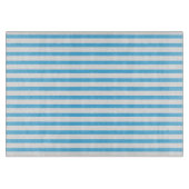 Kitchen classic blue stripes Klassisch gestreift Snijplank (Voorkant)