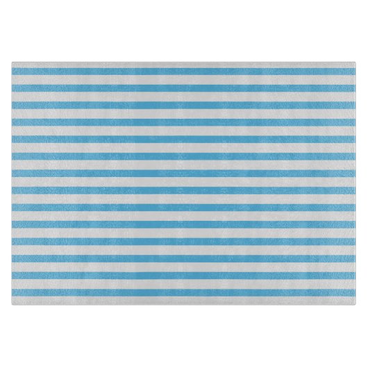Kitchen classic blue stripes Klassisch gestreift Snijplank (Voorkant)