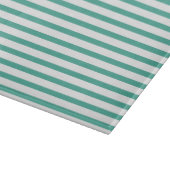 Kitchen classic green stripes Klassisch gestreift Snijplank (Hoek)