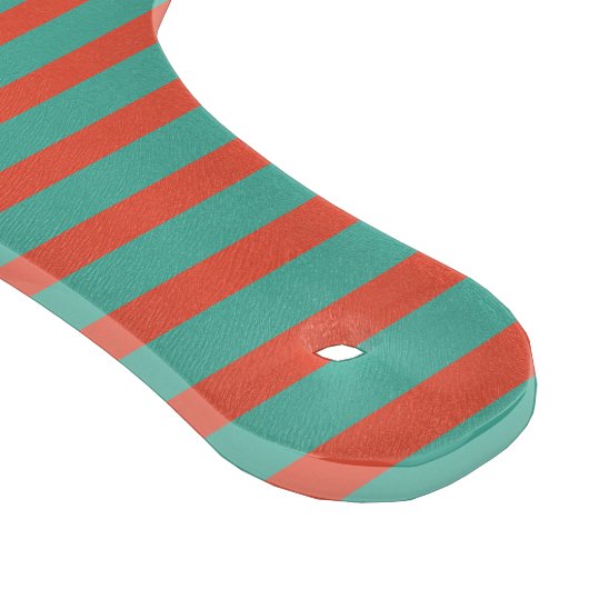 Kitchen classic green stripes Klassisch gestreift Snijplank (Hoek)