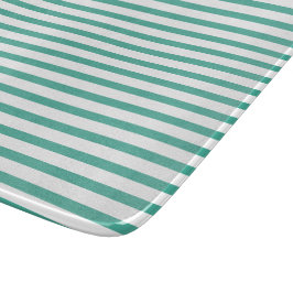 Kitchen classic green stripes Klassisch gestreift Snijplank