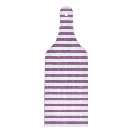 Kitchen classic lilac stripes Klassisch gestreift Snijplank (Voorkant)
