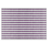 Kitchen classic lilac stripes Klassisch gestreift Snijplank (Voorkant)