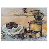 Kitchen Coffee Grinder Kitchen Food Art Snijplank (Voorkant)
