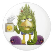 Kitchen Coffee Morning Keramische Knop (Voorkant)