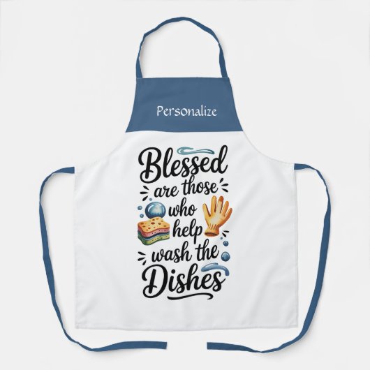 Kitchen Cooking Funny Humor Quote Personalize Schort (Voorkant)