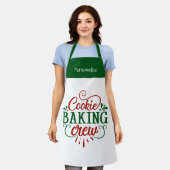 Kitchen Cooking Holiday Cookie Baking Personalize Schort (Gedragen)