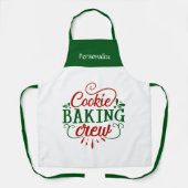 Kitchen Cooking Holiday Cookie Baking Personalize Schort (Voorkant)