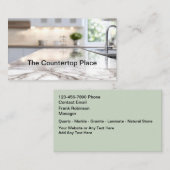Kitchen Countertop Construction Business Cards Visitekaartje (Voorkant / Achterkant)