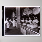 Kitchen Delmonico's restaurant, New York NY Poster (Voorkant)