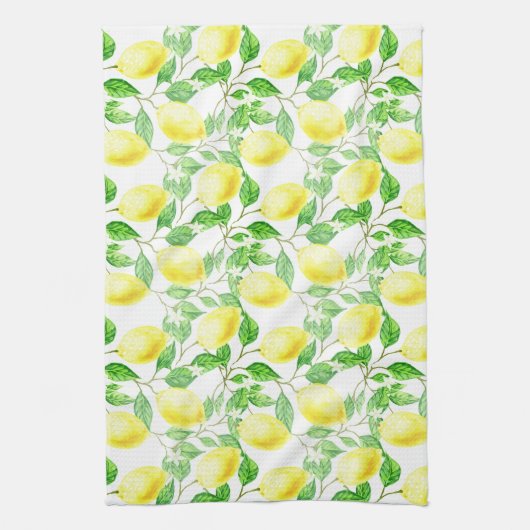 Kitchen Dish Towel-Lemons Theedoek (Verticaal)
