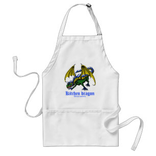 Kitchen dragon grappige apron standaard schort