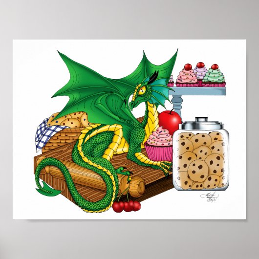 Kitchen Dragon Poster (Voorkant)