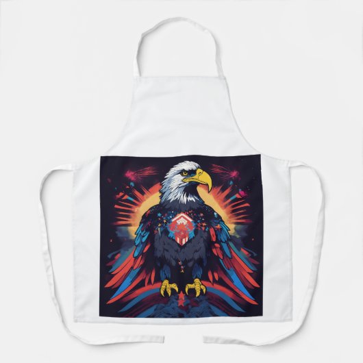 Kitchen Eagle afbeelding Schort (Voorkant)