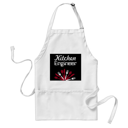 Kitchen Engineer Apron Standaard Schort (Voorkant)