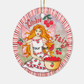 Kitchen Fairy  Keramisch Ornament (Links)