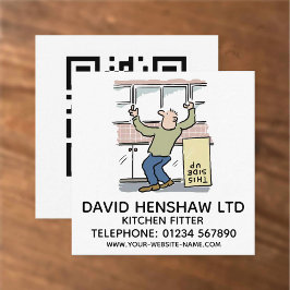 Kitchen Fitter Vierkante Visitekaartje