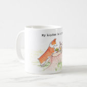 Kitchen Gardener - Corgi en Bunnies Koffiemok (Voorkant links)